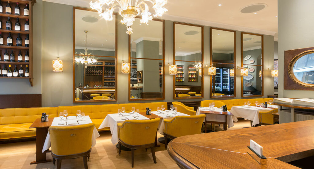 Piatto di pesce Cantinetta Antinori, il vostro ristorante italiano nel 1010 di Vienna.